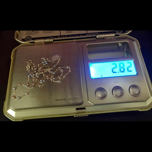 Real 18K Gold Rosary Necklace - Picture 5 of 5